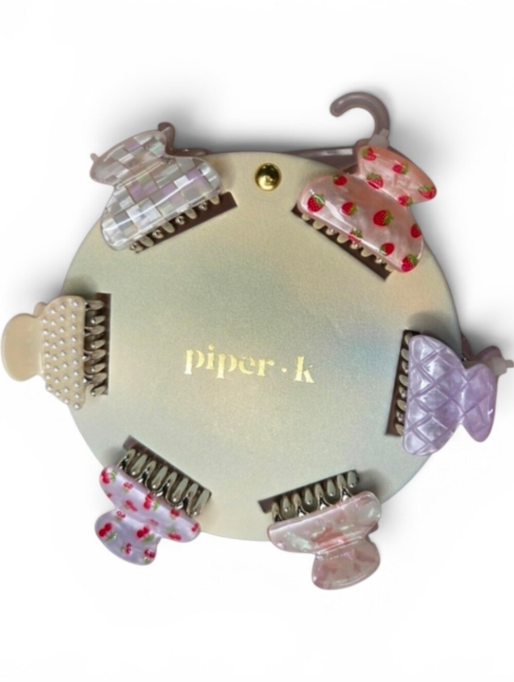 💕🔹️Piper-K🔹️ Women's Hair Claw Clips Set Of 6 Multicolor